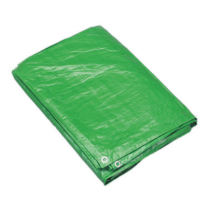 Sealey TARP810G Tarpaulin 2.44 x 3.05m Green