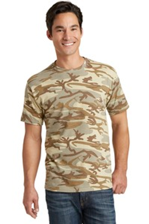 Port & Company PC54C Core Cotton Camo Tee