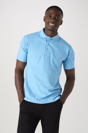 Uneek Classic Unisex Polo Shirt, Sky Blue