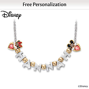 Disney Believe In The Magic In You Personalized Necklace
