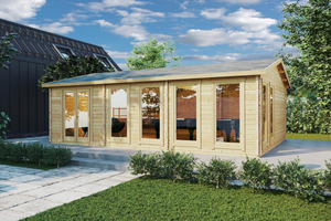 Large Garden Snooker Room XL 43 m² | 70 mm | 8 x 5.5 m