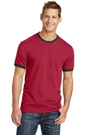 Port & Company PC54R Core Cotton Ringer Tee