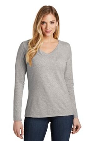District DT6201 Women's Very Important Tee ® Long Sleeve V-Neck