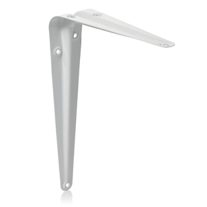 London Shelf Bracket - 200 x 250mm (8" x 10") - White - Steel - Hardware Solutions