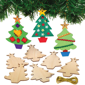 Kerstboom Decoraties van Hout