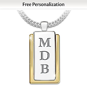 My Father, My Hero Personalized Pendant Necklace