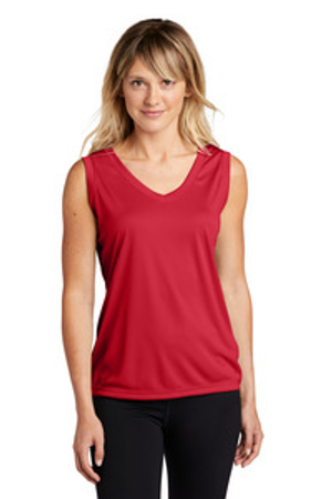 Sport-Tek LST352 Women's Sleeveless PosiCharge ® Competitor™ V-Neck Tee