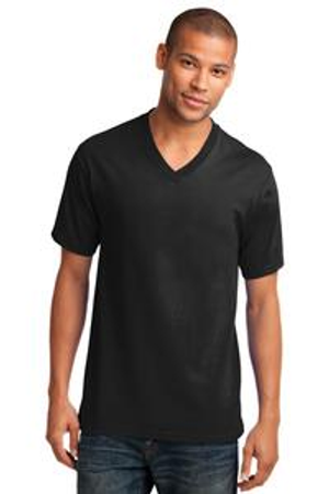 Port & Company PC54V Core Cotton V-Neck Tee