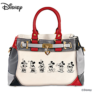 Disney Mickey And Minnie Love Story Handbag