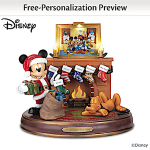 Disney The Stockings Were Hung... Personalized Sculpture