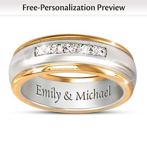 Together Forever Men?s Wedding Ring 