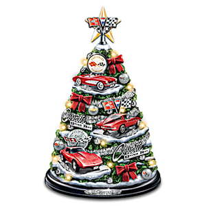 Corvette: Oh What Fun It Is To Drive Tabletop Christmas Tree