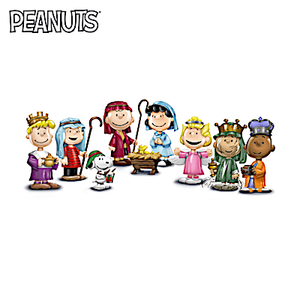 The PEANUTS Christmas Pageant Figurine Collection