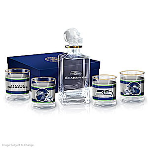 Seattle Seahawks Decanter Set