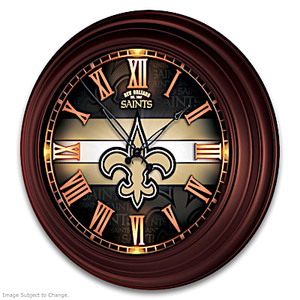 New Orleans Saints Wall Clock