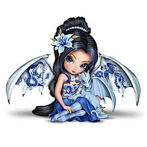 Blue Willow Beauty Figurine Collection