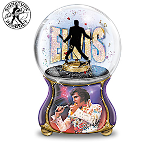 Elvis: Burning Love Glitter Globe Collection