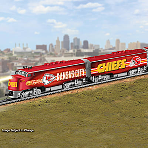 Kansas City Chiefs Model Train Collection