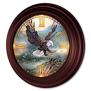Soaring Majesty Wall Clock