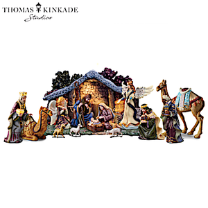 Thomas Kinkade Star Of Hope Nativity Collection