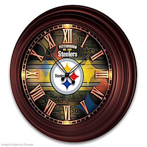 Pittsburgh Steelers Wall Clock