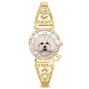 Forever Faithful Women's Watch Bichon Frise