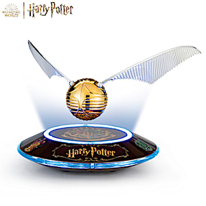 HARRY POTTER Levitating GOLDEN SNITCH Sculpture