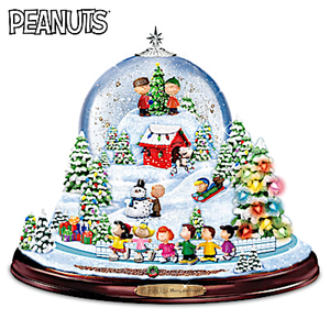 PEANUTS Merry And Bright Snowglobe