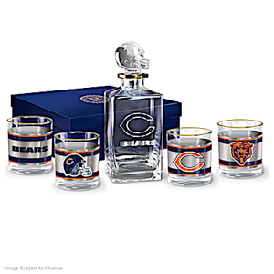 Chicago Bears Decanter Set