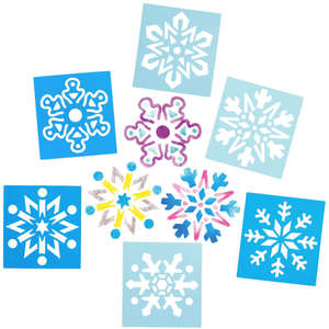 Schneeflockenschablonen