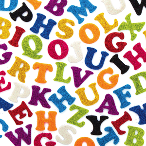 Zelfklevende Glitter Letters van Vilt 