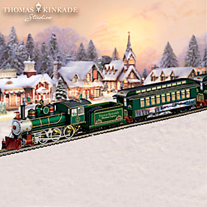 Thomas Kinkade Christmas Express Model Train Collection