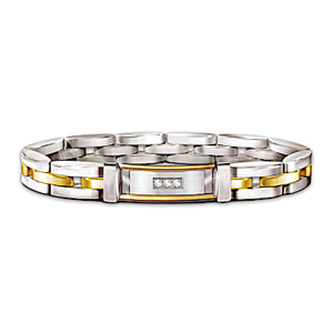 3-Diamond Today, Tomorrow And Always My Love Bracelet