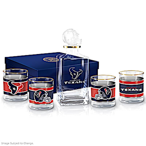 Houston Texans Decanter Set