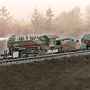 WWII Armored Express Model Train Collection