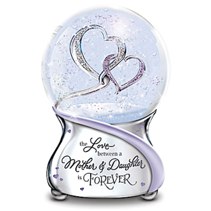 The Love Between A Mother & Daughter Glitter Globe