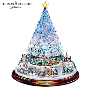 Thomas Kinkade Reflections Of Christmas Tabletop Tree