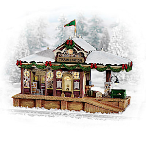 Christmas Train Station Accessory Collection