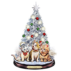 A Meow-y Christmas To All Tabletop Christmas Tree