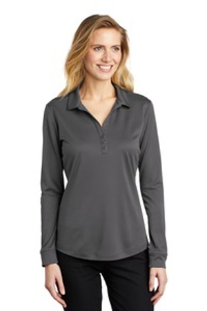Port Authority L540LS Ladies Silk Touch ™ Performance Long Sleeve Polo