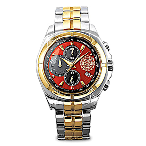 For My Firefighter Men's Chronograph Watch