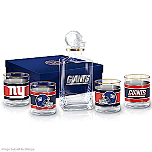 New York Giants Decanter Set