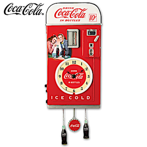 COCA-COLA Time For Refreshment Vending Machine Wall Clock