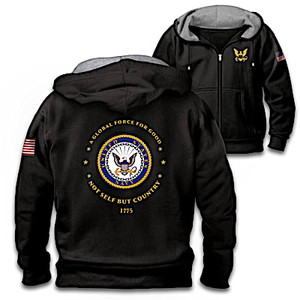 U.S. Navy Men's Hoodie Size X-Large (46-48)