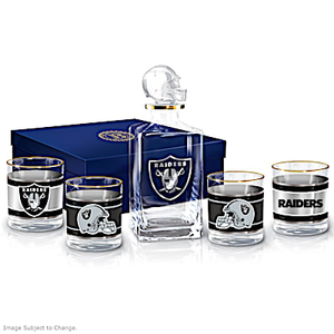 Las Vegas Raiders Decanter Set