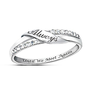 Until We Meet Again Diamond Ring Size 11.5