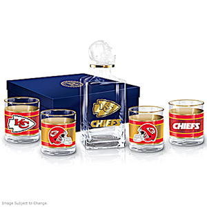 Kansas City Chiefs Decanter Set