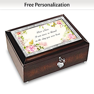 Niece, You're A Blessing Personalized Music Box