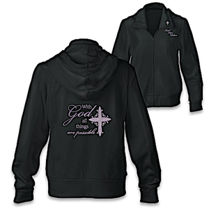 Christian Women's Hoodie Size Large (14-16)