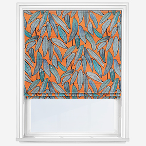 Edinburgh Weavers Tropical Leaf Tangerine